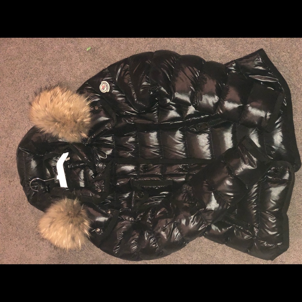 Authentic black Moncler coat